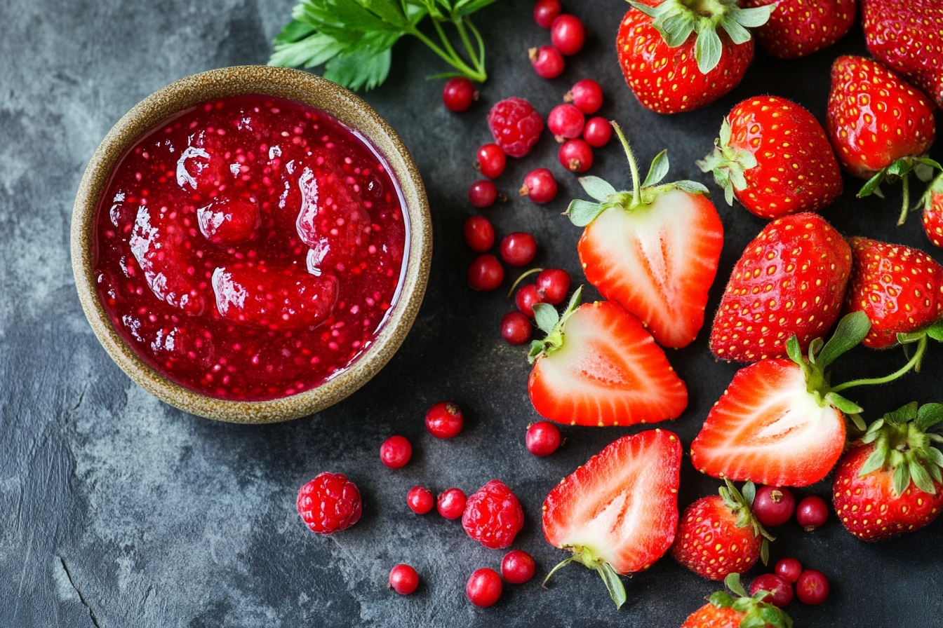 Erdbeermarmelade mit Tonka